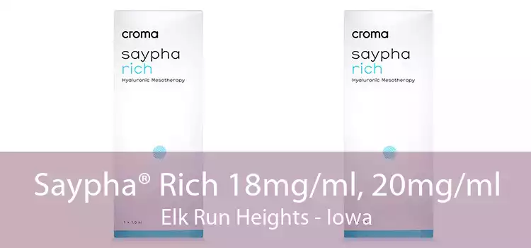 Saypha® Rich 18mg/ml, 20mg/ml Elk Run Heights - Iowa