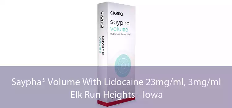 Saypha® Volume With Lidocaine 23mg/ml, 3mg/ml Elk Run Heights - Iowa