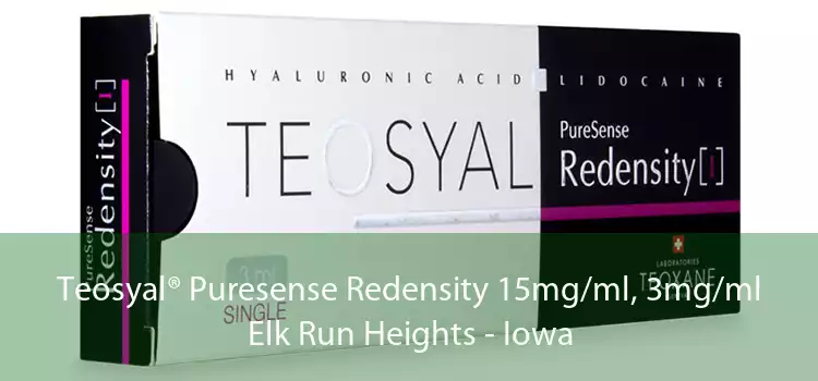 Teosyal® Puresense Redensity 15mg/ml, 3mg/ml Elk Run Heights - Iowa