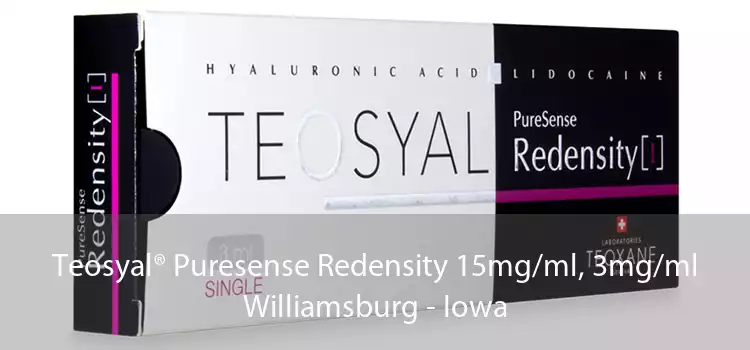 Teosyal® Puresense Redensity 15mg/ml, 3mg/ml Williamsburg - Iowa