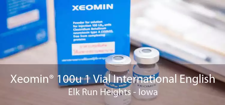 Xeomin® 100u 1 Vial International English Elk Run Heights - Iowa
